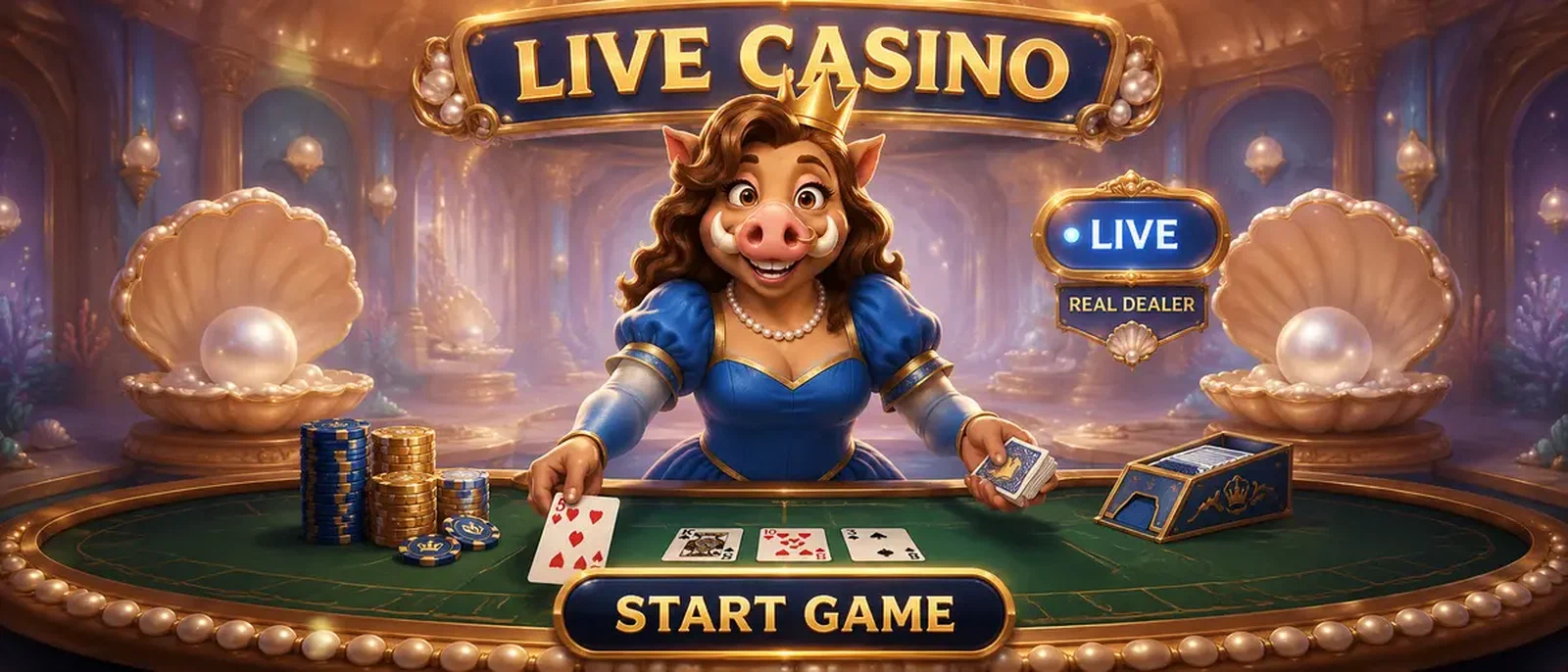 Kingia Live Casino Spiele